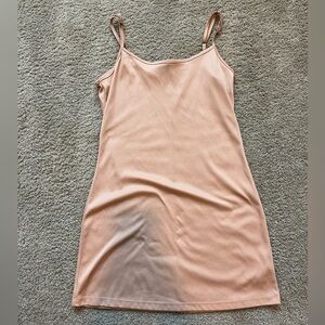 Target slip dress nude (blue mark is from the shadow on my phone)